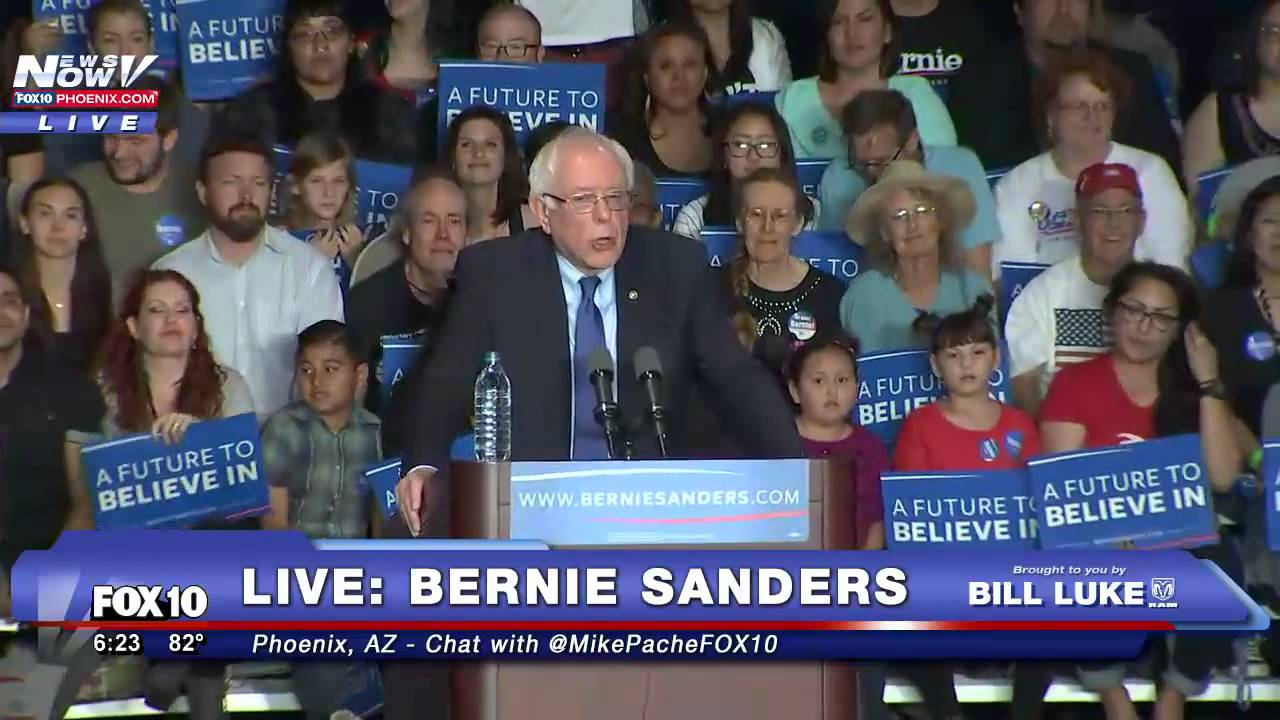 FNN: Full Bernie Sanders Rally Phoenix Arizona 3-15-16