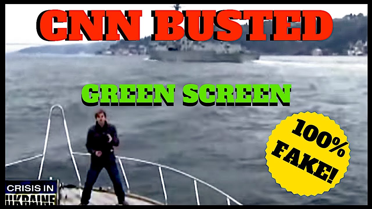 CNN FAKE NEWS, PROOF!! CNN USING GREEN SCREEN. 100% FAKE NEWS!