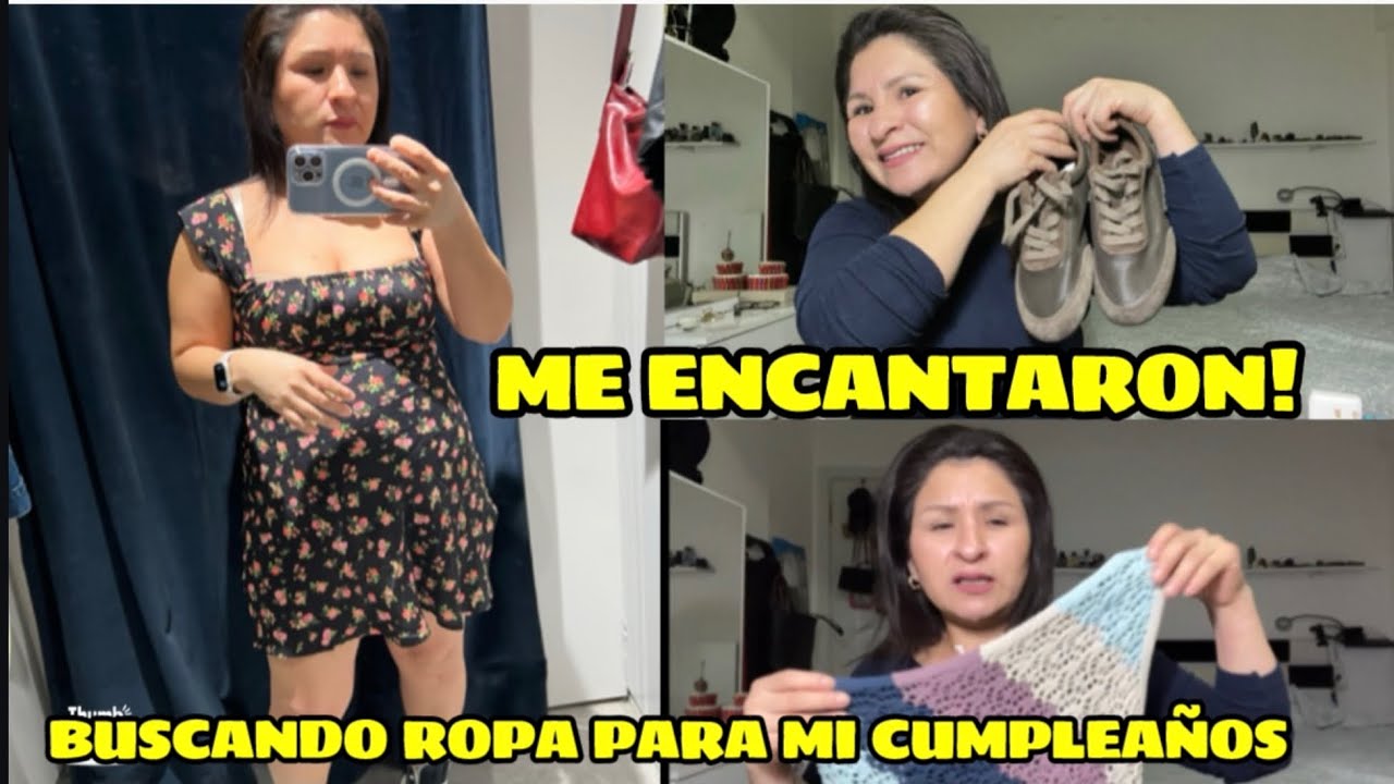 BUSCANDO ROPA PARA MI CUMPLEAÑOS 🥳/ ME PRUEBO ALGUNOS MODELOS 👏