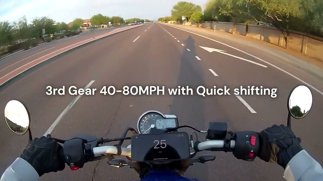 Triumph Speed 400 with 16T Sprocket Upgrade