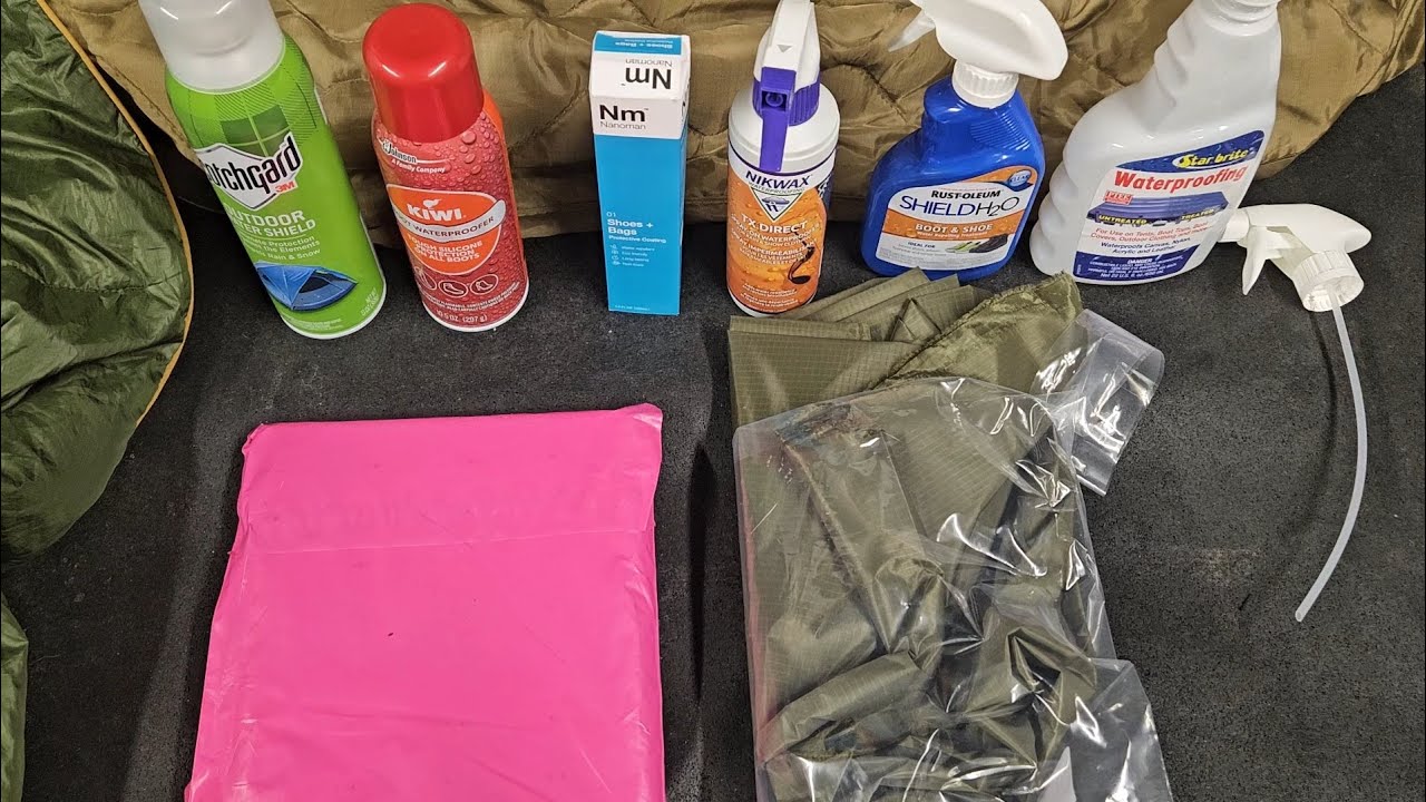 Testing 6 spray on waterproofing sprays