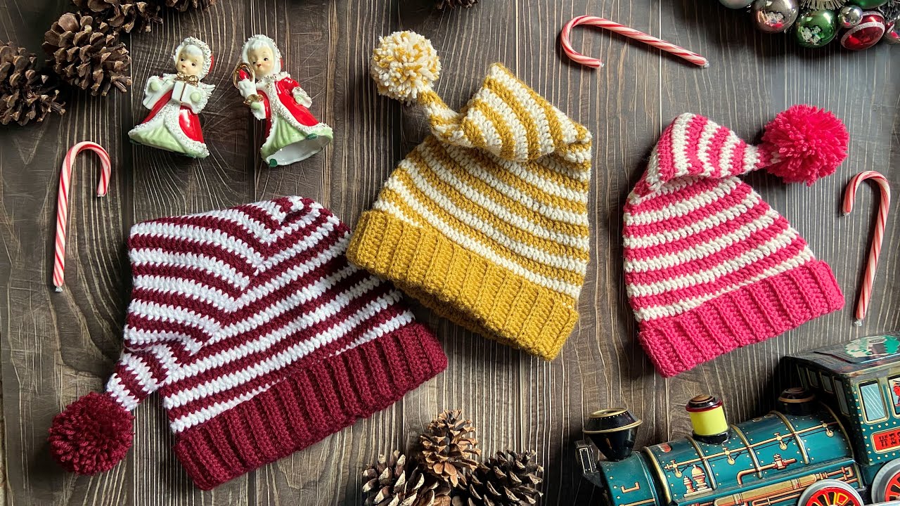 Crochet Christmas Elf Hat