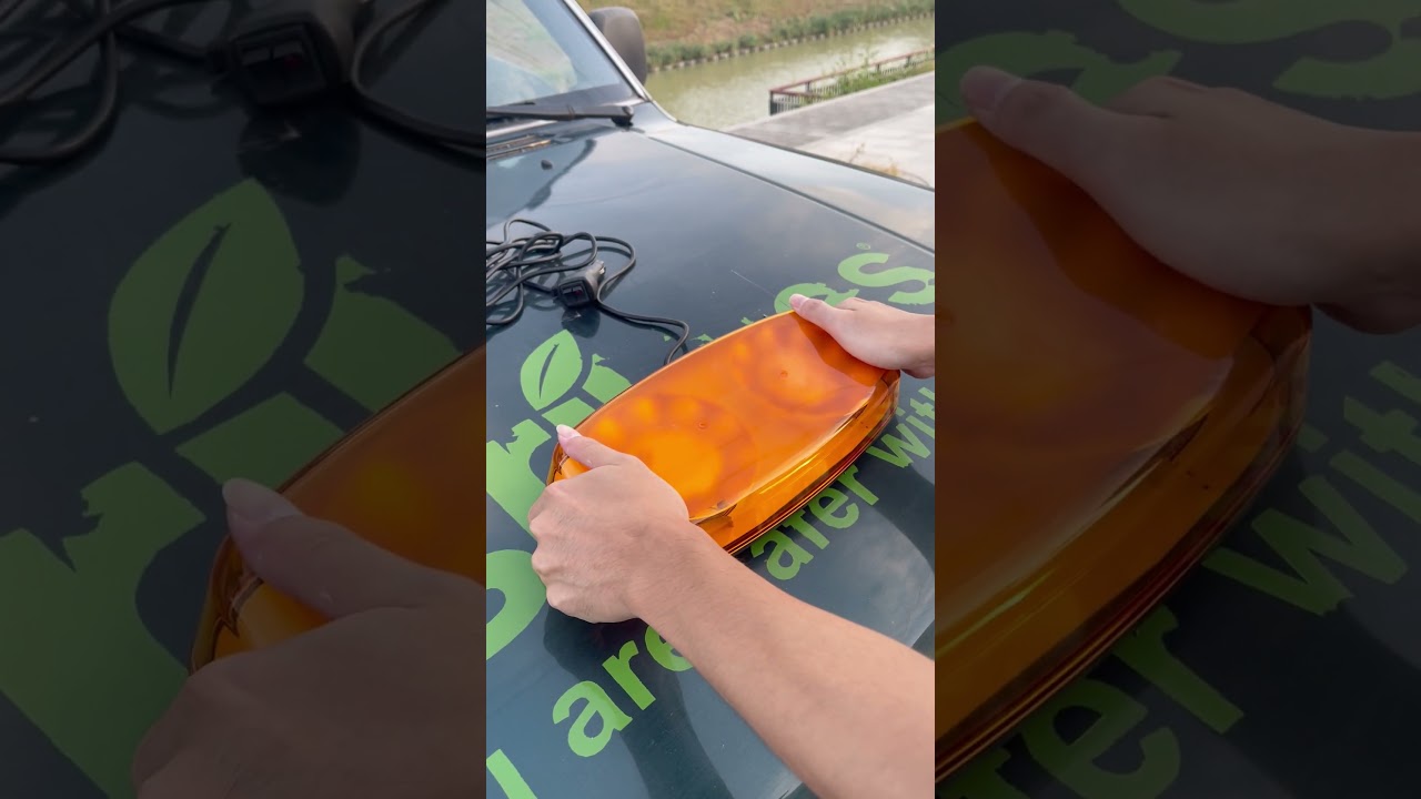 Amber strobe lights for trucks and emergency vehicles offering incredible visibility in conditions!!