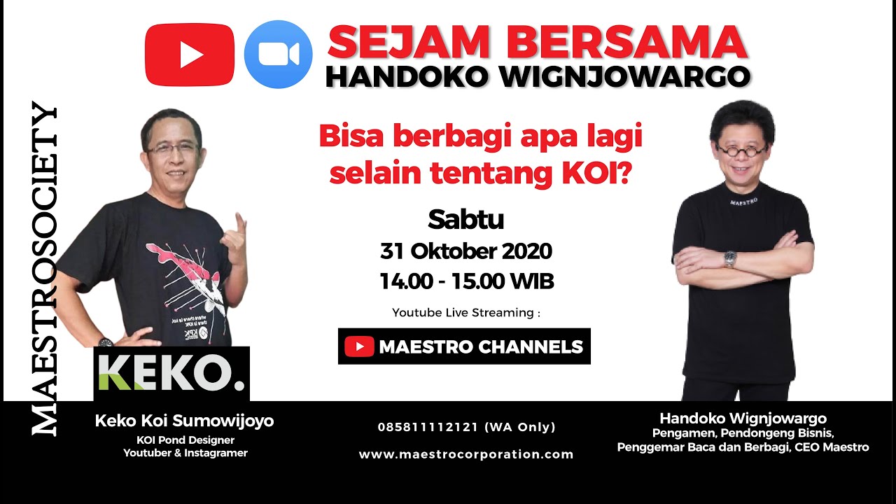 SEJAM BERSAMA HW featuring KEKO KOI (Kolam Koi KEKO)
