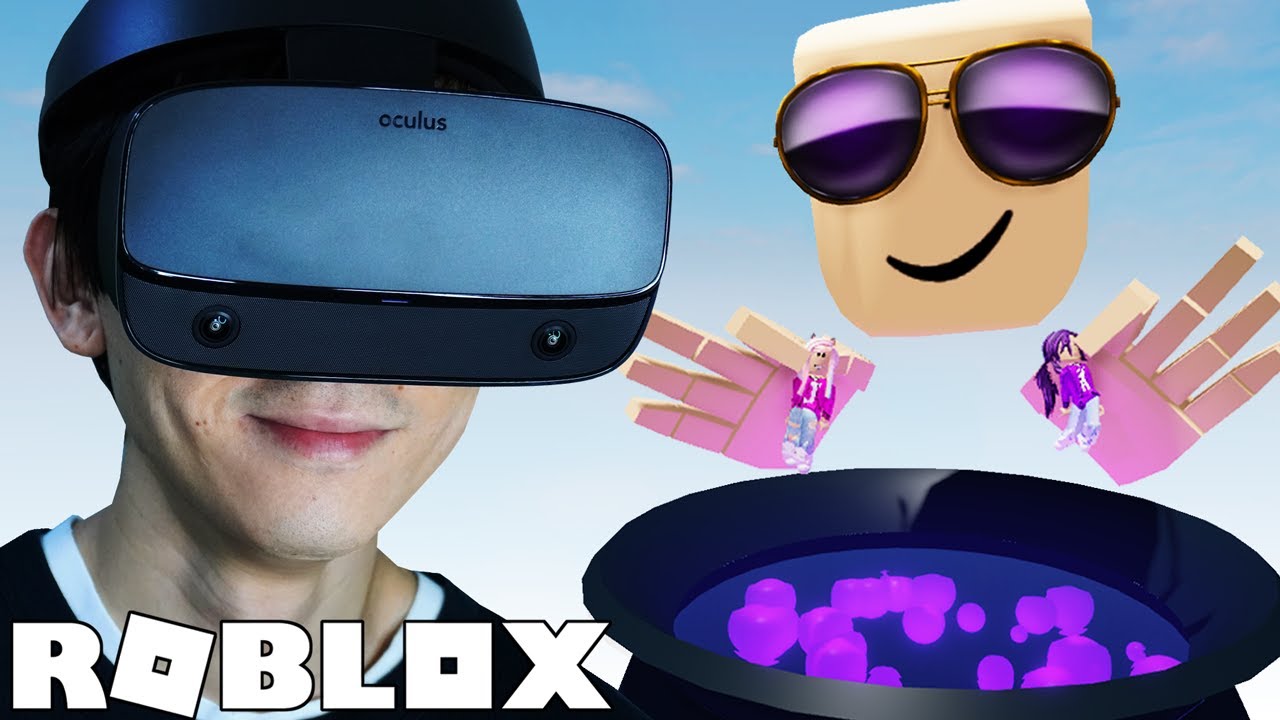 Я играл в Roblox Vibe VR world! (с камерой)