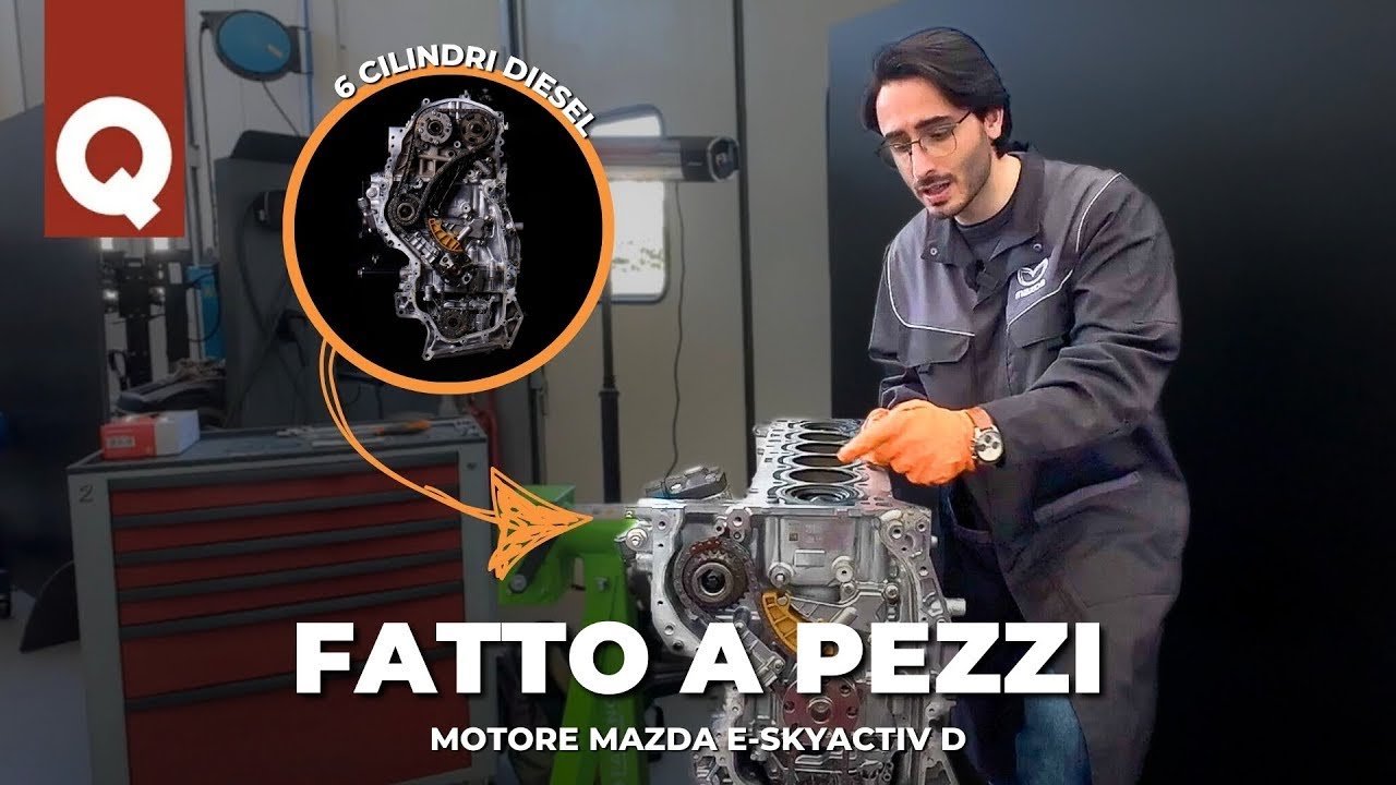 Il 3.3 DIESEL della MAZDA SMONTATO | I segreti tecnici dell'e-Skyactiv D