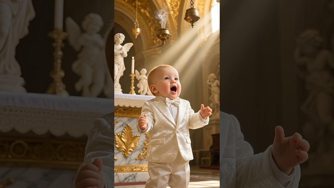 Crian&ccedil;a cantando louvores Deus est&aacute; muito lindo 🙏🏻