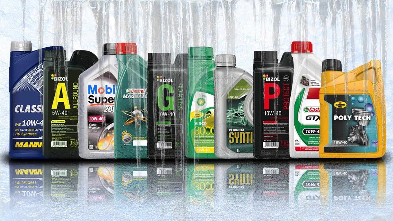 Olej 10W40 Test Zimna -30&deg;C Mobil, Kroon Oil, Castrol, BP, Petronas, Bizol
