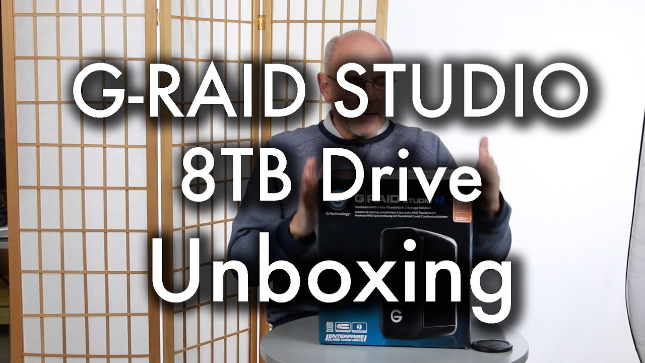 Распаковка G Raid Studio Thunderbolt для Mac