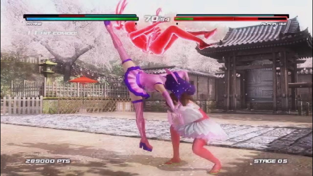 Doa5lr Kasumi&Ayane Halloween Costume Legend mode