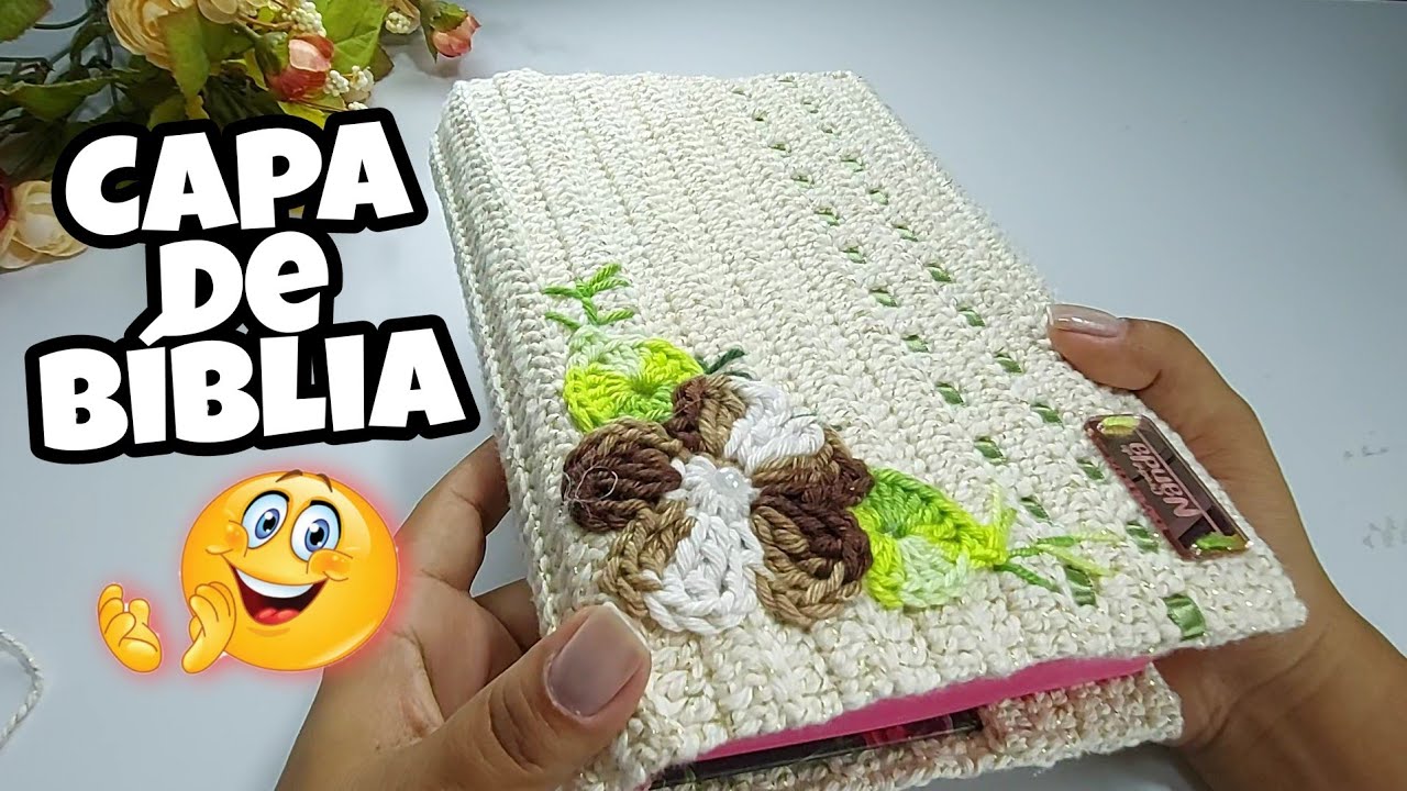 Capa de bíblia de crochê, você vai se apaixonar ✅ #crochedananda  #semprecirculo #rumoa700mil