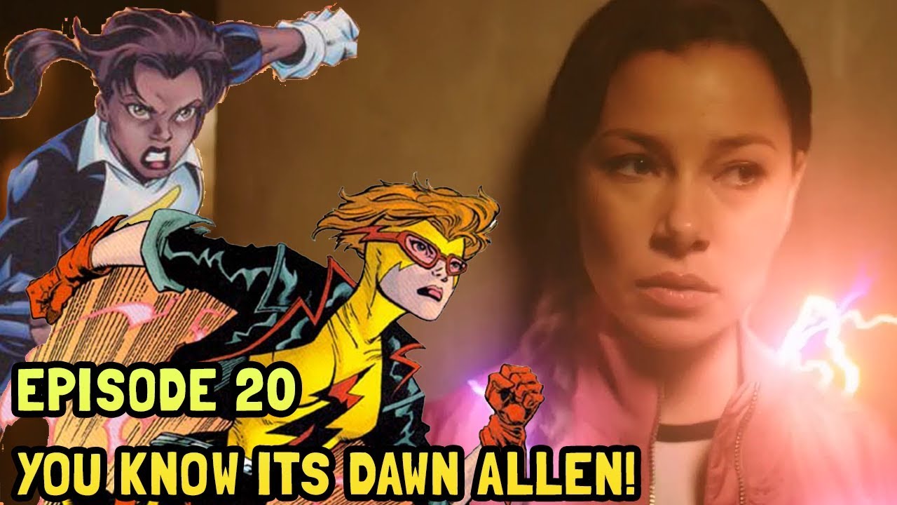 The Flash 4x20 Nerdgasm Breakdown and Easter Eggs | Dawn Allen Mystery Girl Speedster?!?!?!