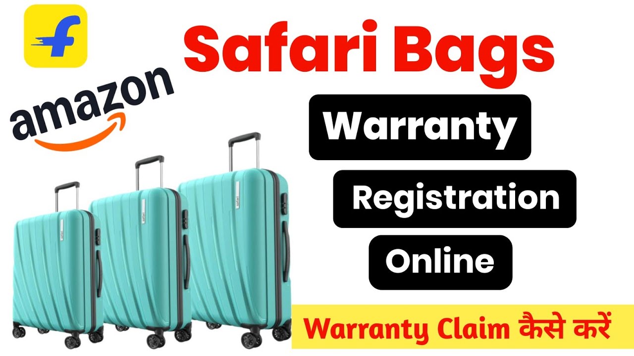 How to register warranty for safari bag | Flipkart warranty Registration kaise kare | Flipkart claim