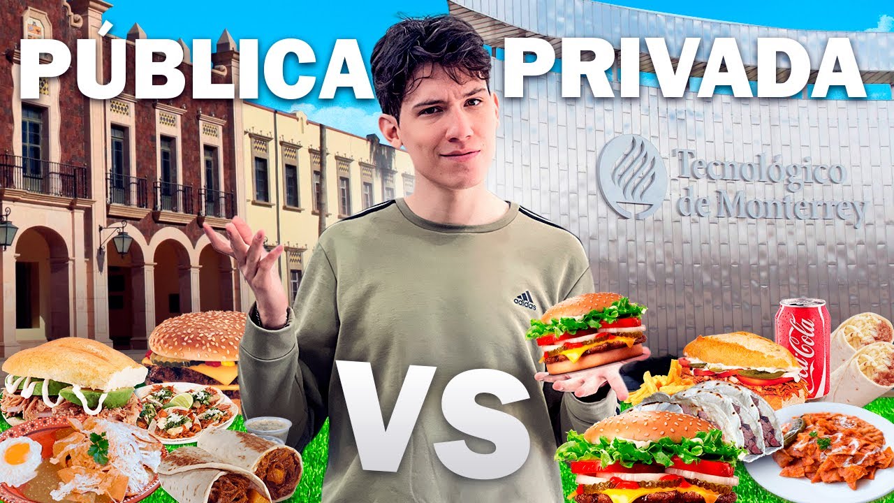 ¿Qué comida es mejor? Escuela PÚBLICA vs PRIVADA