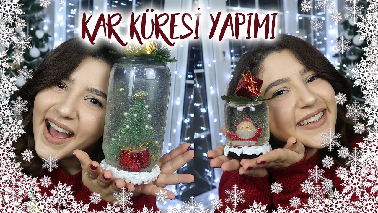 KENDİN YAP KAR KÜRESİ (kumbaramı açıyorum!)