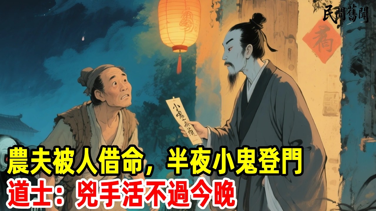農夫被人借命，半夜小鬼登門，道士：兇手活不過今晚...#民間舊聞#民間故事 #懸疑 #原創 #故事分享