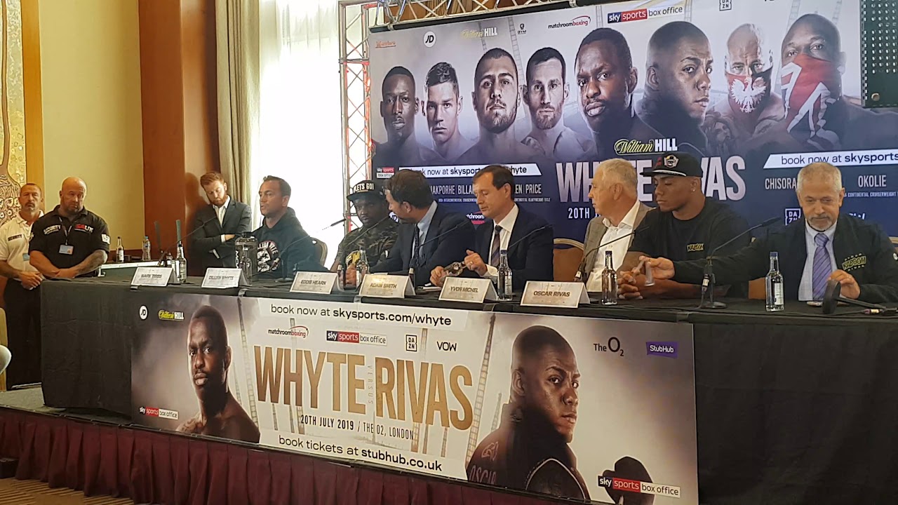Dillian Whyte vs Oscar Rivas PRESS CONFERENCE - NLTV Combat