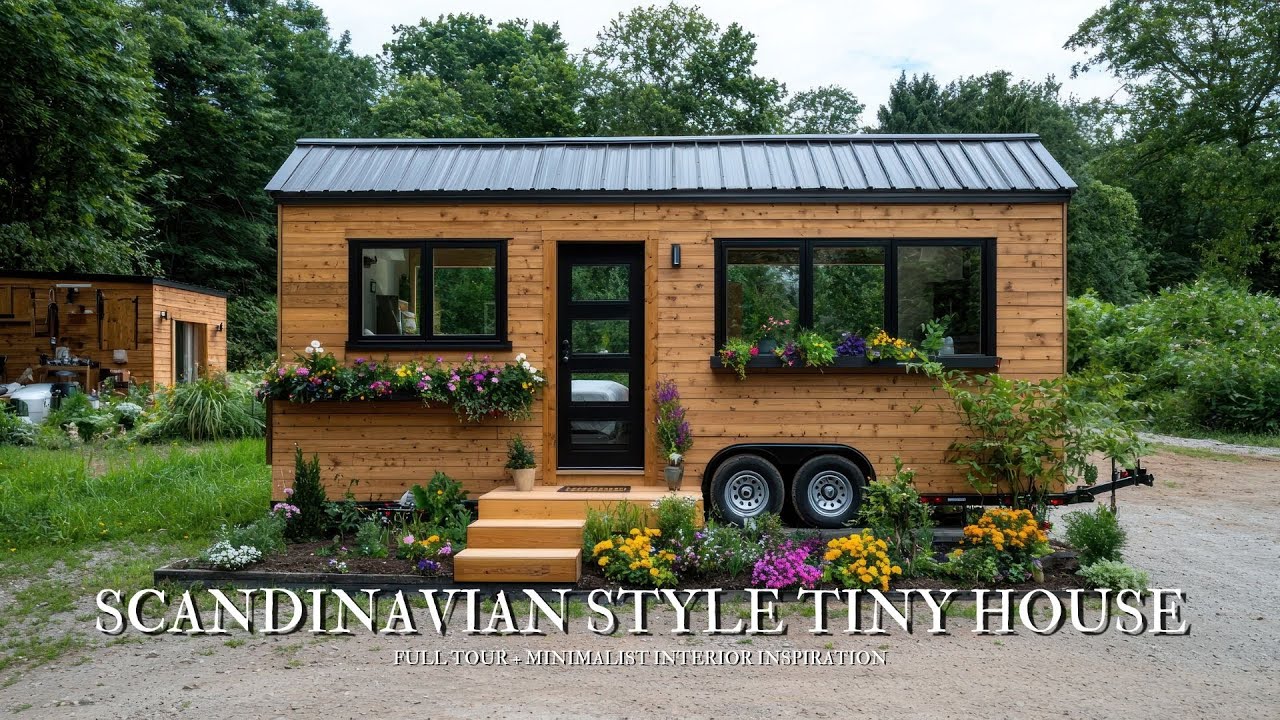 Tiny House Living in Scandinavian Style | Clean, Cozy & Budget-Smart Design