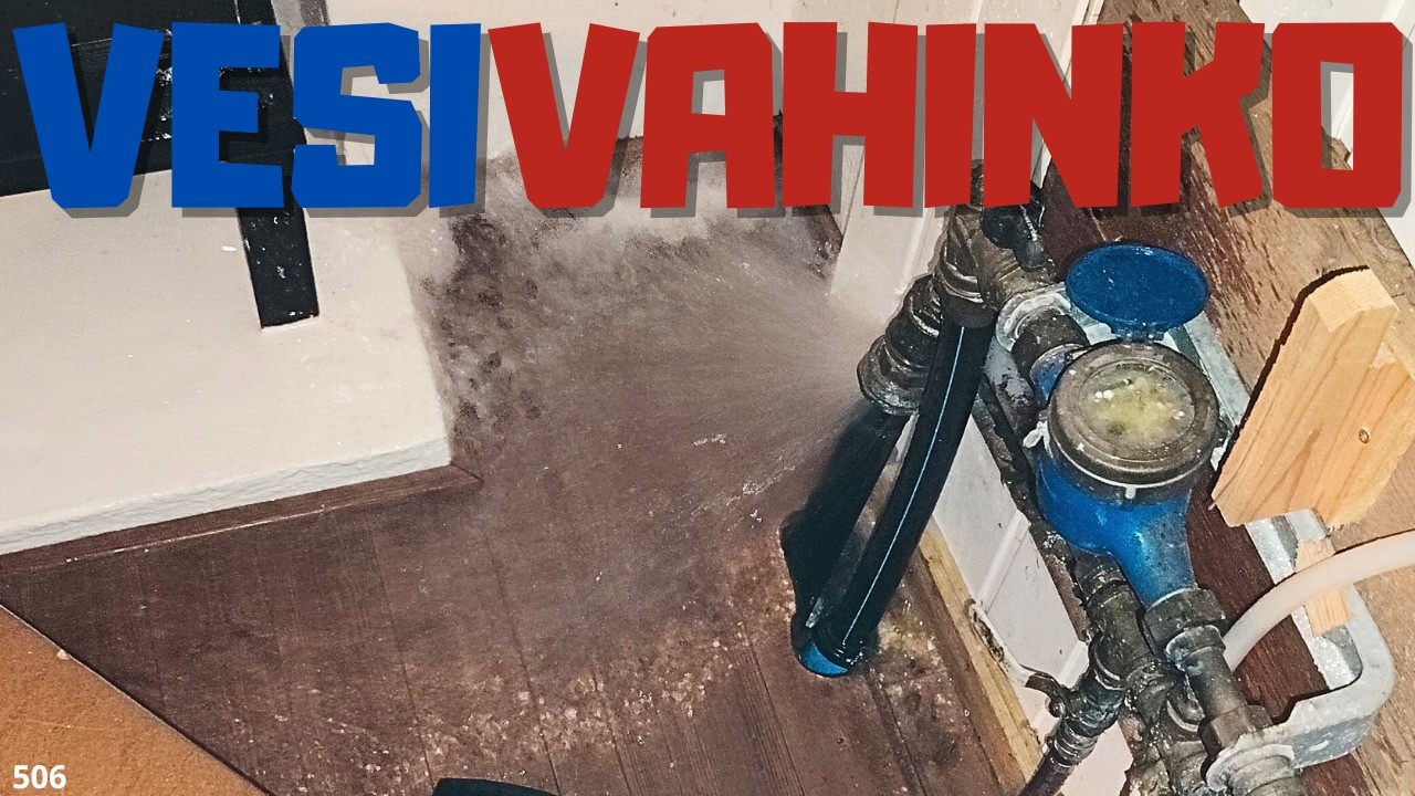 Vesivahinko ulkosaunalla - Kartoitus - Osa 1