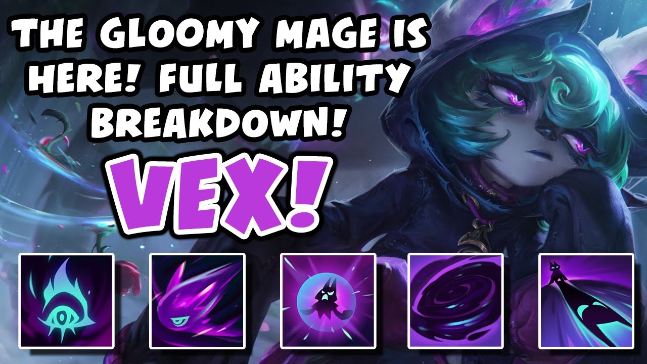 VEX'S ABILITIES REVEALED! FULL ABILITY BREAKDOWN! - Vicksy | League of Legends