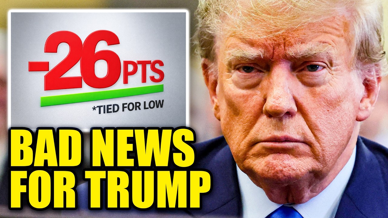 Trump Polling DISASTER Deepens With New Approval Lows