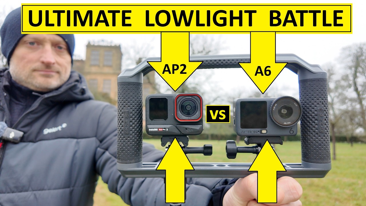 DJI Osmo Action 6 Supernight Mode против Insta360 Ace Pro 2 PureVideo Mode: решающая битва в усло...