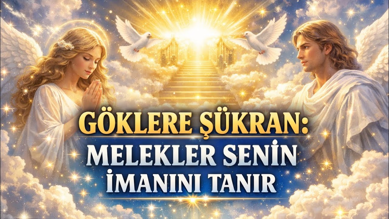 GÖKLERE ŞÜKRAN: MELEKLER SENİN İMANINI TANIR.