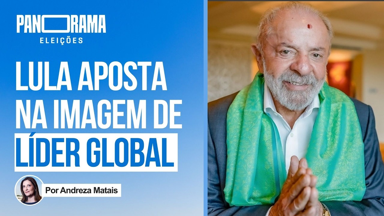 Lula vai à Índia fazer imagens para propaganda eleitoral, analisa Andreza Matais