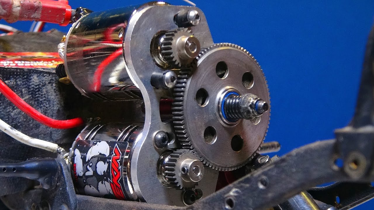 RC ADVENTURES - Dual Motor Swap on the BEAST 4x4 Mega Mud Pickup Truck