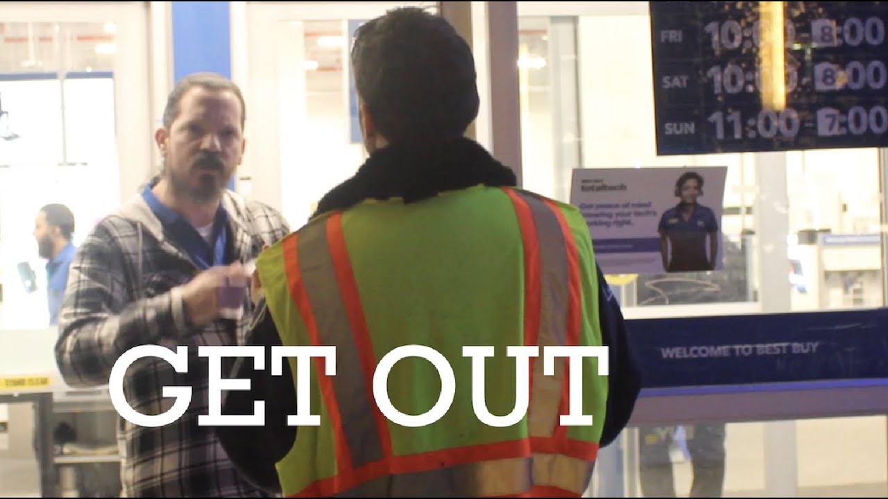 Fake Mall Security Prank (THEY GOT MAD)