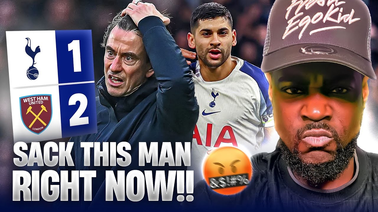 SACK THIS CRIMINAL RIGHT NOW! 🤬 Tottenham 1-2 West Ham EXPRESSIONS EXPLOSIVE RANT
