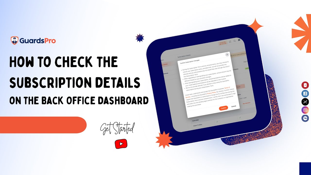 How to Upgrade your Subscription to a Monthly Plan? - GuardsPro Support Center Video