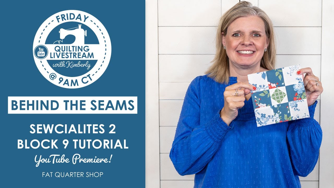This Old Block Gets a New Look! #Sewcialites2 Block 9 Tutorial | Fat Quarter Shop