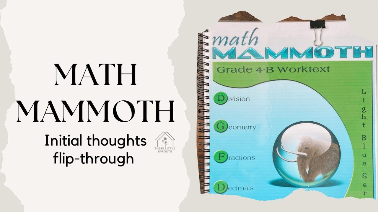 Math Mammoth! How’s it going? Look inside!