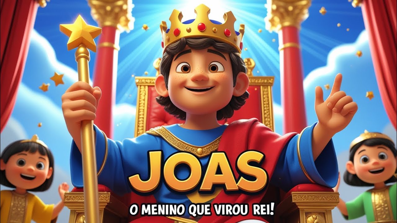 Rei Jo&aacute;s &ndash; O Menino Que Se Tornou Rei! 👑✨ | Hist&oacute;ria B&iacute;blica Infantil