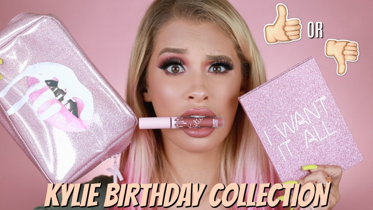 ОБЗОР КОЛЛЕКЦИИ KYLIE COSMETICS НА ДЕНЬ РОЖДЕНИЯ + РУКОВОДСТВО