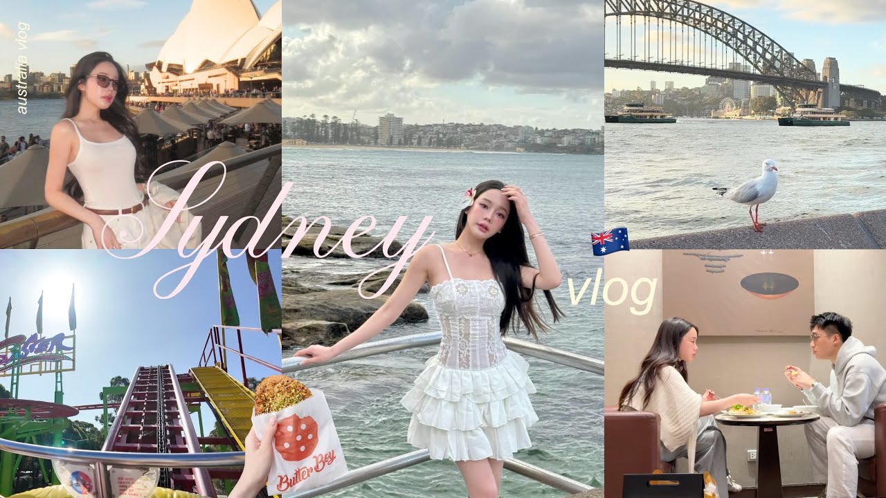 [SUB] Sydney vlog🇦🇺 | พาเที่ยวทะเลซิดนีย์ 🌊, the famous cookies!🍪, สวนสนุก easter day🪺 | BEAMSAREEDA