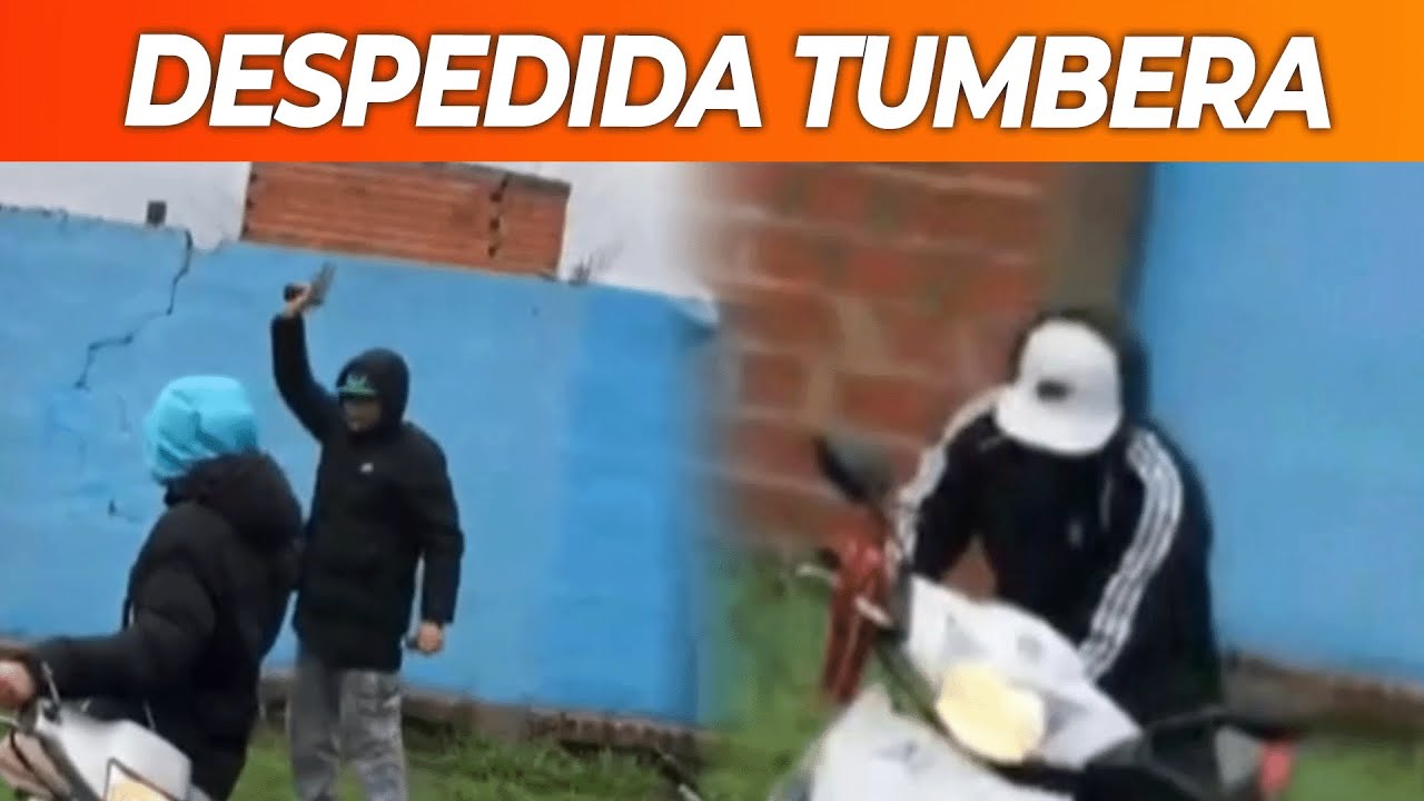 RITUAL TUMBERO en José C. Paz: a los TIROS DESPIDIERON a un LADRÓN MUERTO