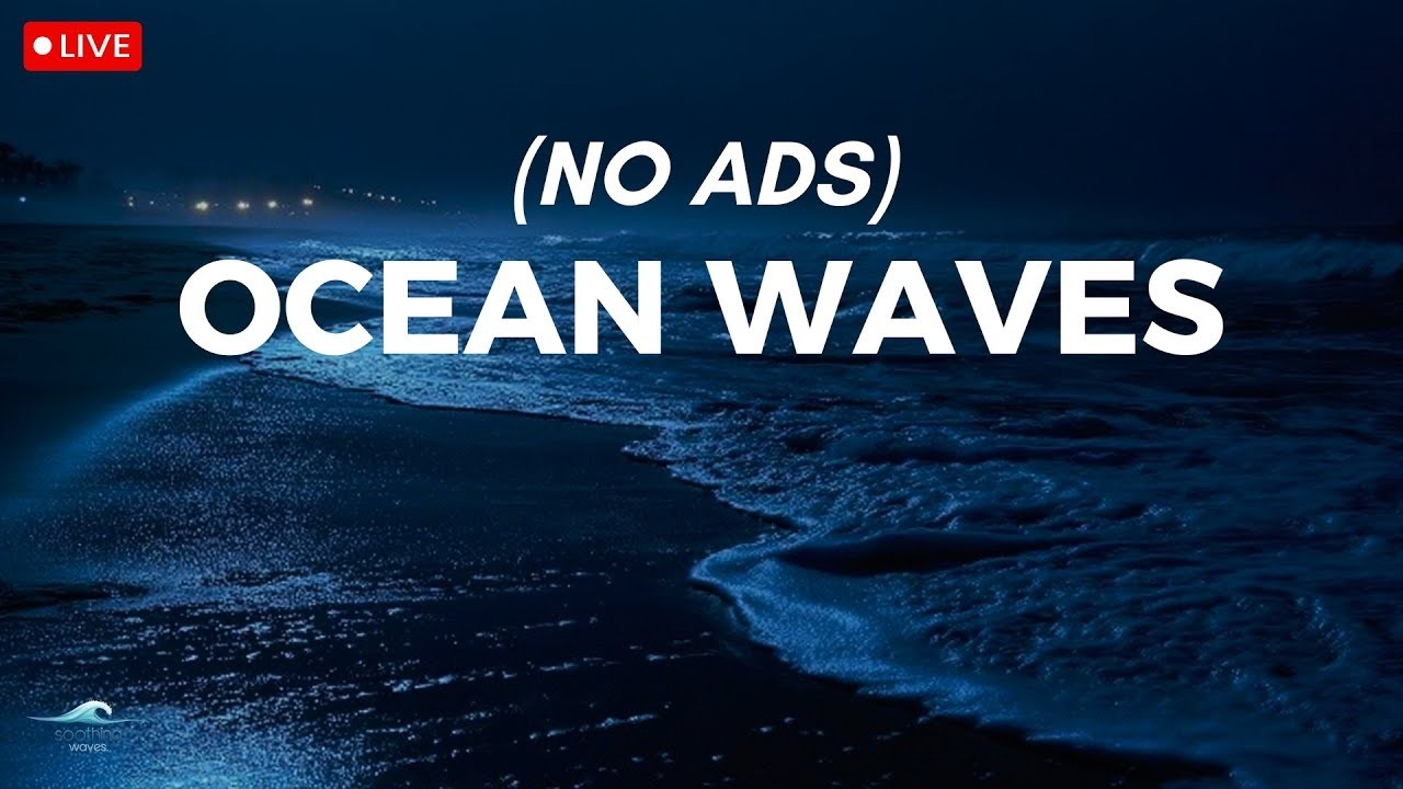 🔴 Ocean Waves for Deep Sleep | Ocean Sounds For Deep Sleeping With A Dark Screen And Rolling Waves