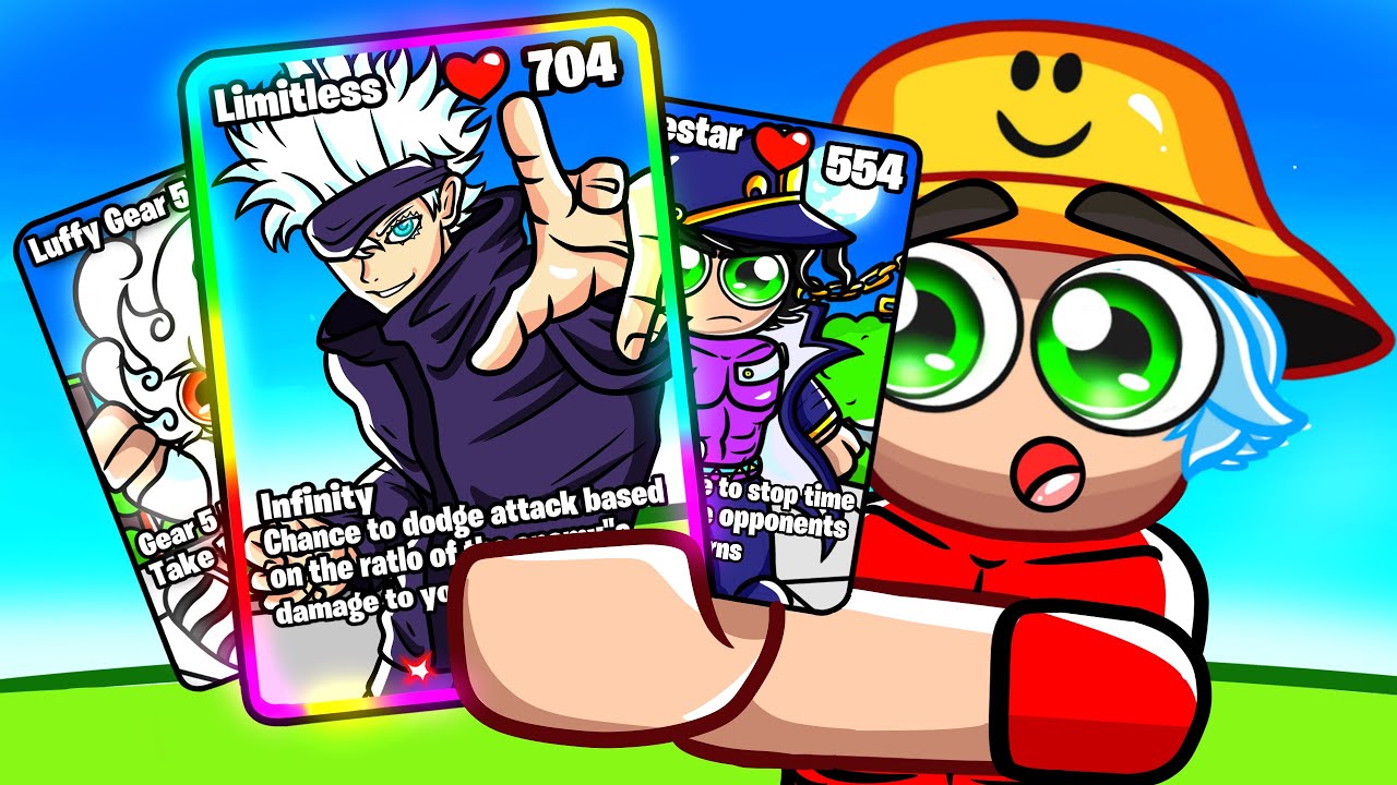 I Unlocked 0.0001% UNIVERSAL ANIME CARDS in Roblox
