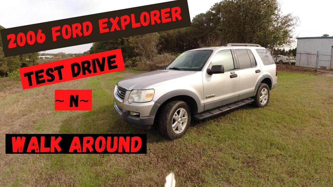 2006 FORD EXPLORER  XLT  WALK AROUND AND TEST DRIVE
