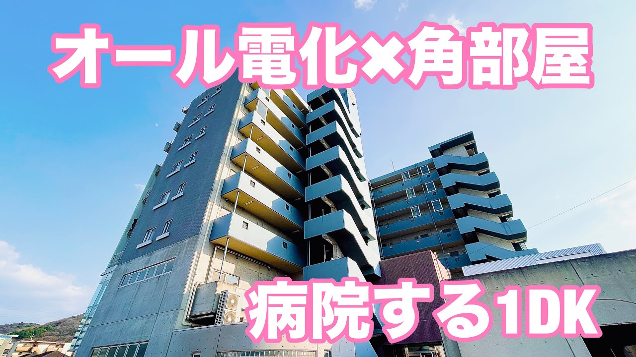 【オール電化×最上階角部屋】病院すぐで安心！1DK賃貸｜岡山市北区津高