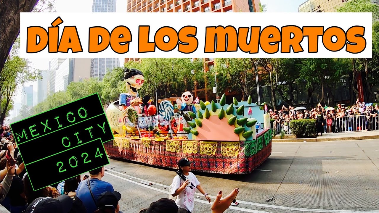 🇲🇽Experience the BIGGEST Día De Los Muertos Parade in Mexico City 2024 HD!