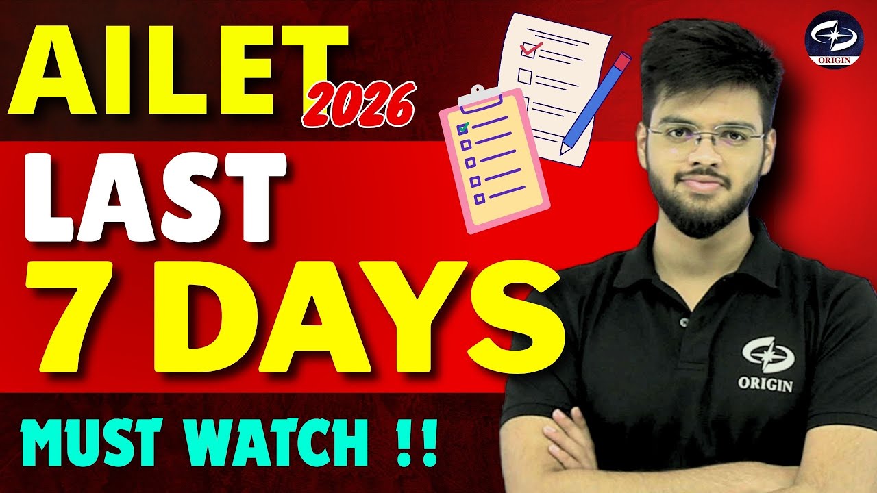 План на последнюю неделю AILET 2026 | Только важные дела | Абхьюдай Пандей