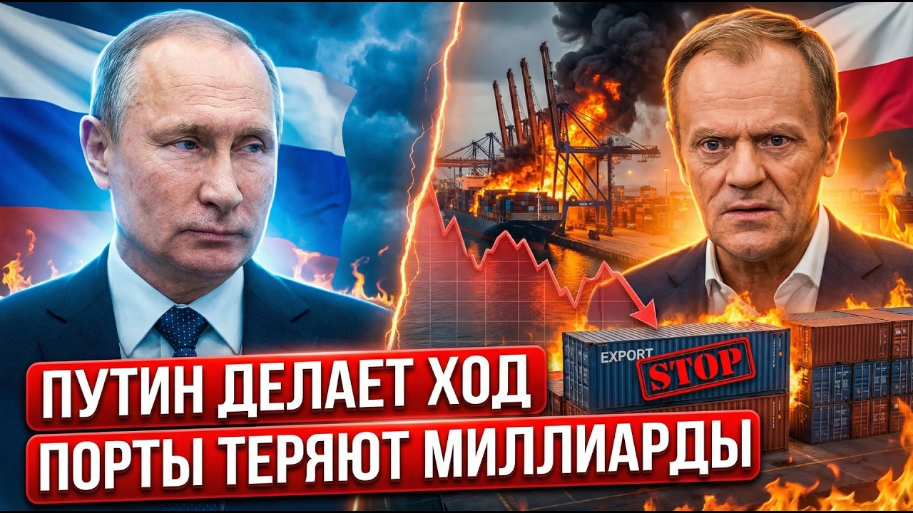 Польша В Морской Ловушке! Приказ Путина Обрушил Доходы Польских Портов За Месяц