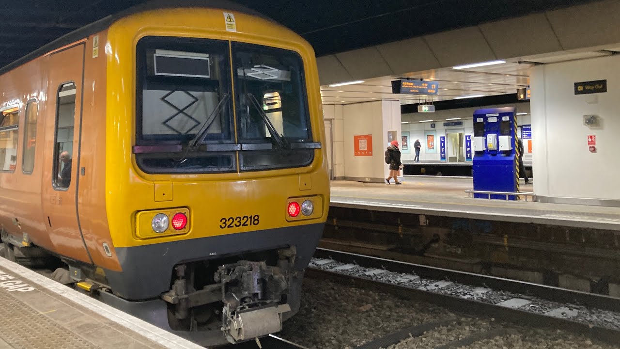 West Midlands Railway Class 323 EMU 323 218 Wylde Green to Birmingham New Street
