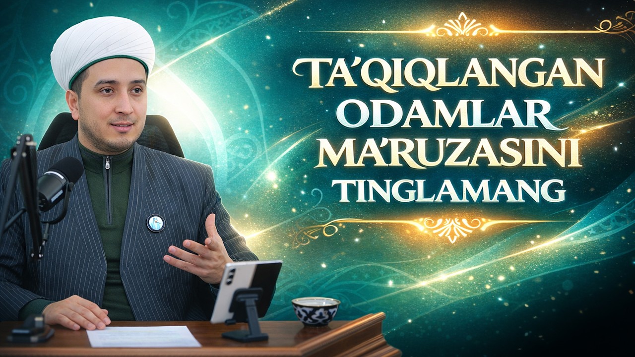TA'QIQLANGAN ODAMLAR MA'RUZASINI TINGLAMANG