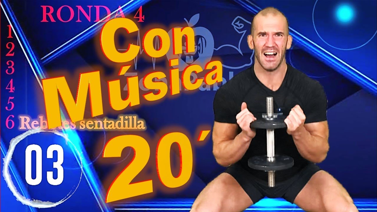Rutina completa 💥 FULL BODY 💥  Tiempo real 💥 Con mancuernas