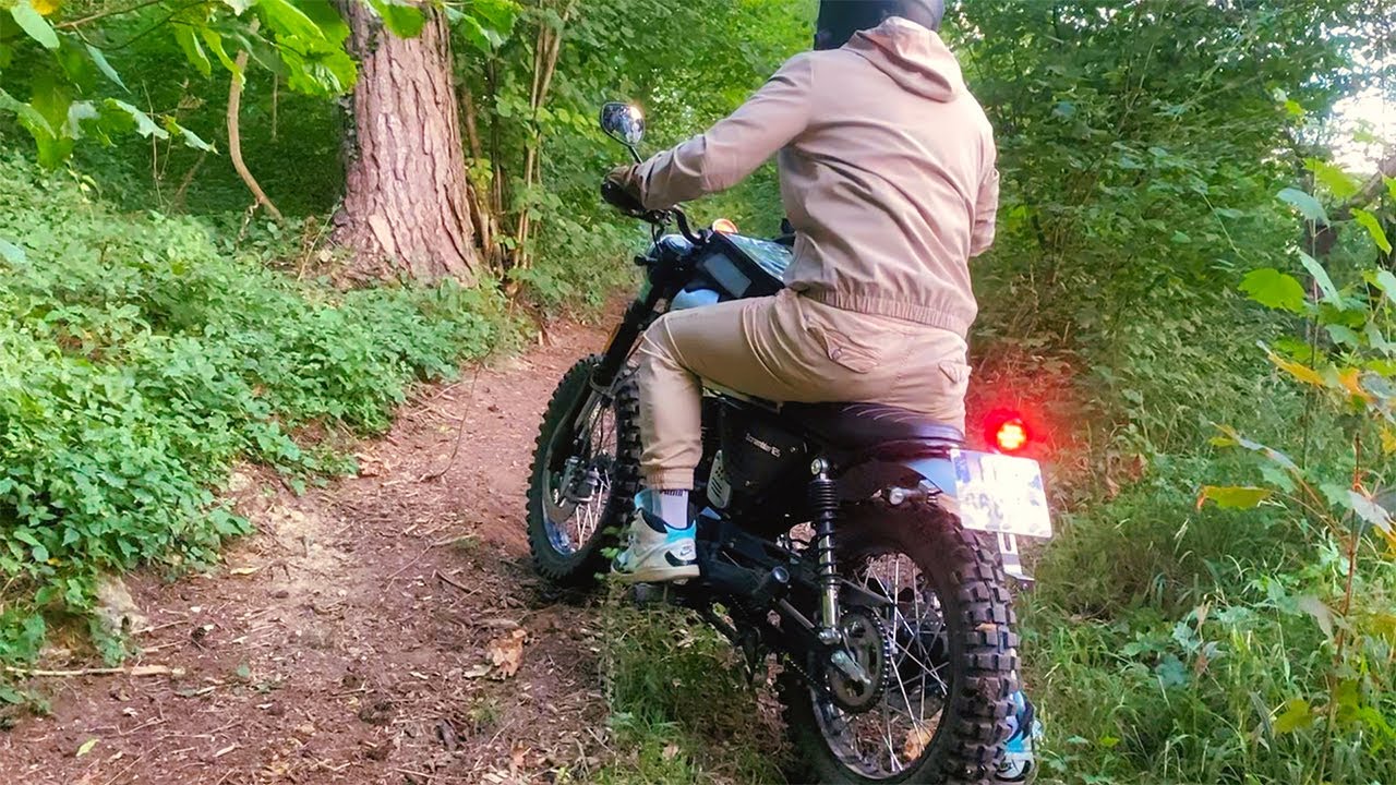 ATTENTION Ça glisse Masai Hanway Scrambler 125 Off Road