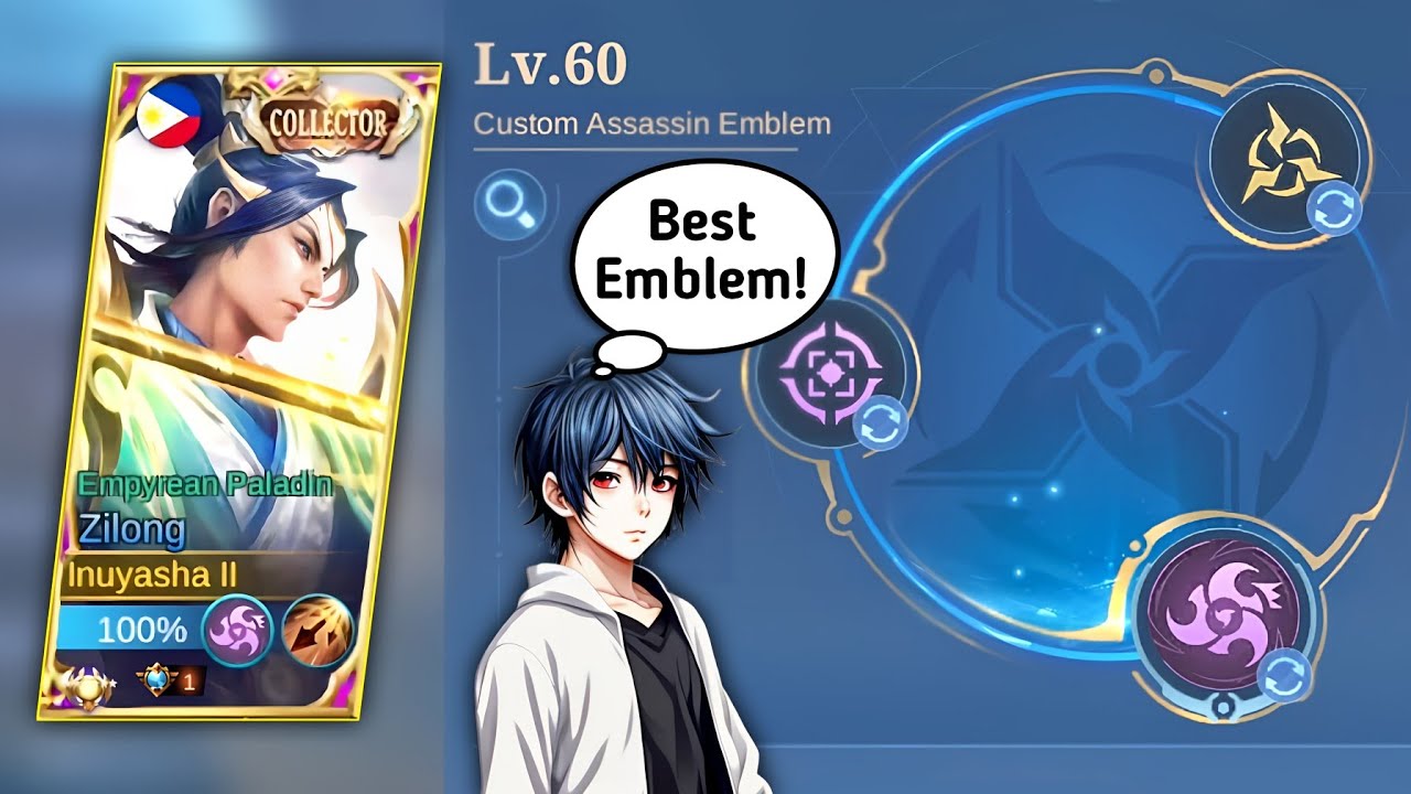 BEST EMBLEM FOR ZILONG🔥| ULTRA HIGH DAMAGE HACK!!